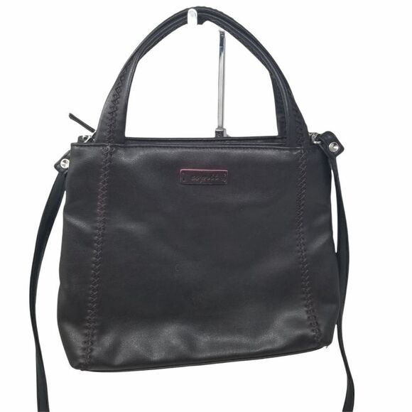 Dark Brown ESPRIT FAUX LEATHER CROSSBODY BAG - Picture 1 of 11